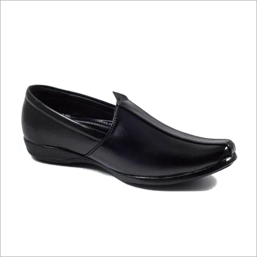 Mens Black Synthetic Foam Formal Shoes