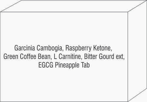 गार्सिनिया कैंबोगिया रास्पबेरी केटोन ग्रीन कॉफ़ी बीन एल कार्निटाइन बिटर गॉर्ड एक्सट एग पाइनएप्पल टैब