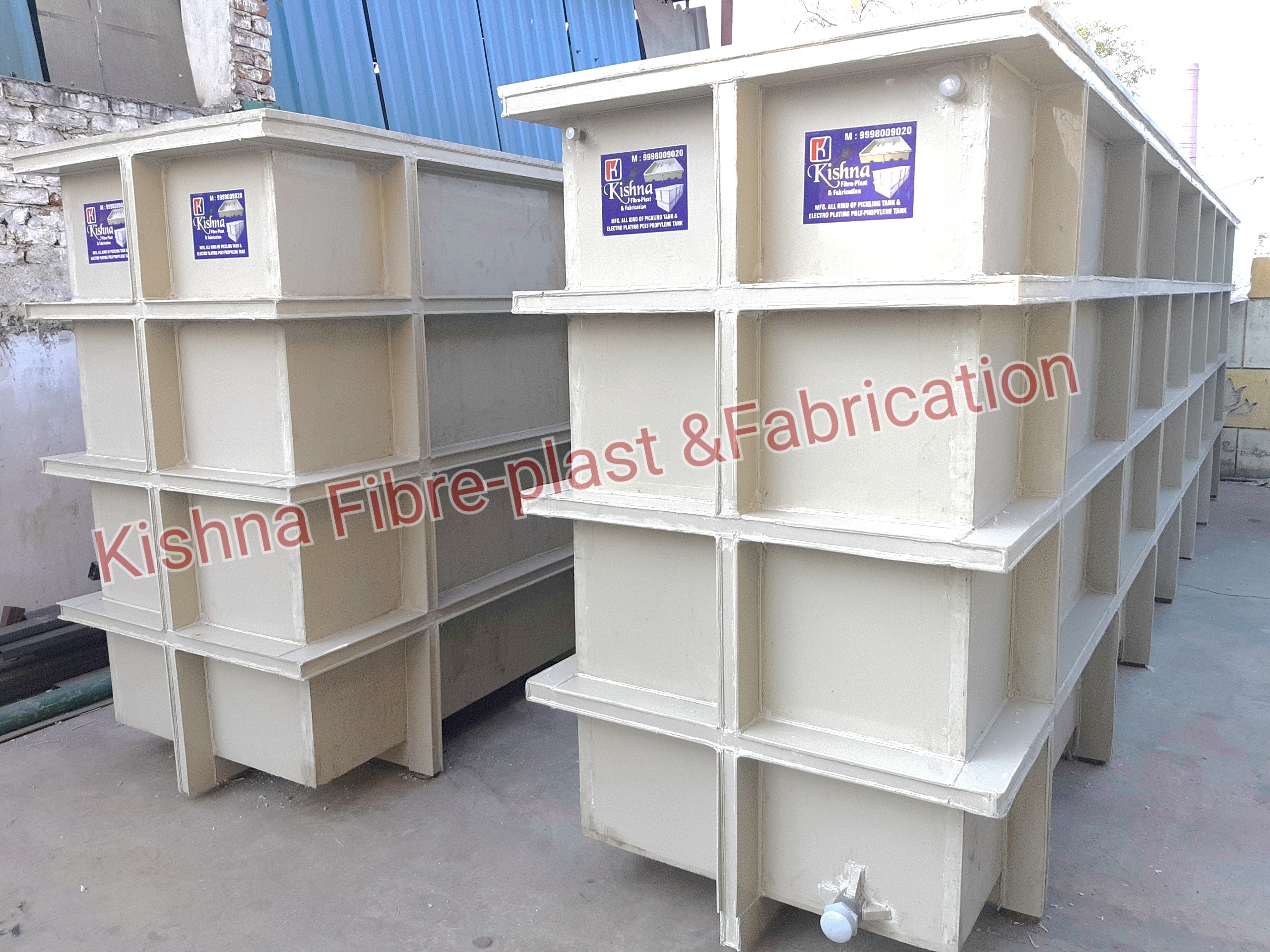 Rectangular Galvanizing Pp Tank