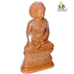 Well Finished Wooden Buddha Statue