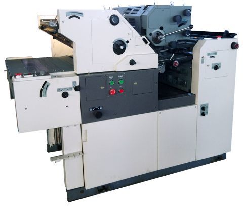 Mild Steel Two Colour Satellite Model Non Woven Bag Printing Machine