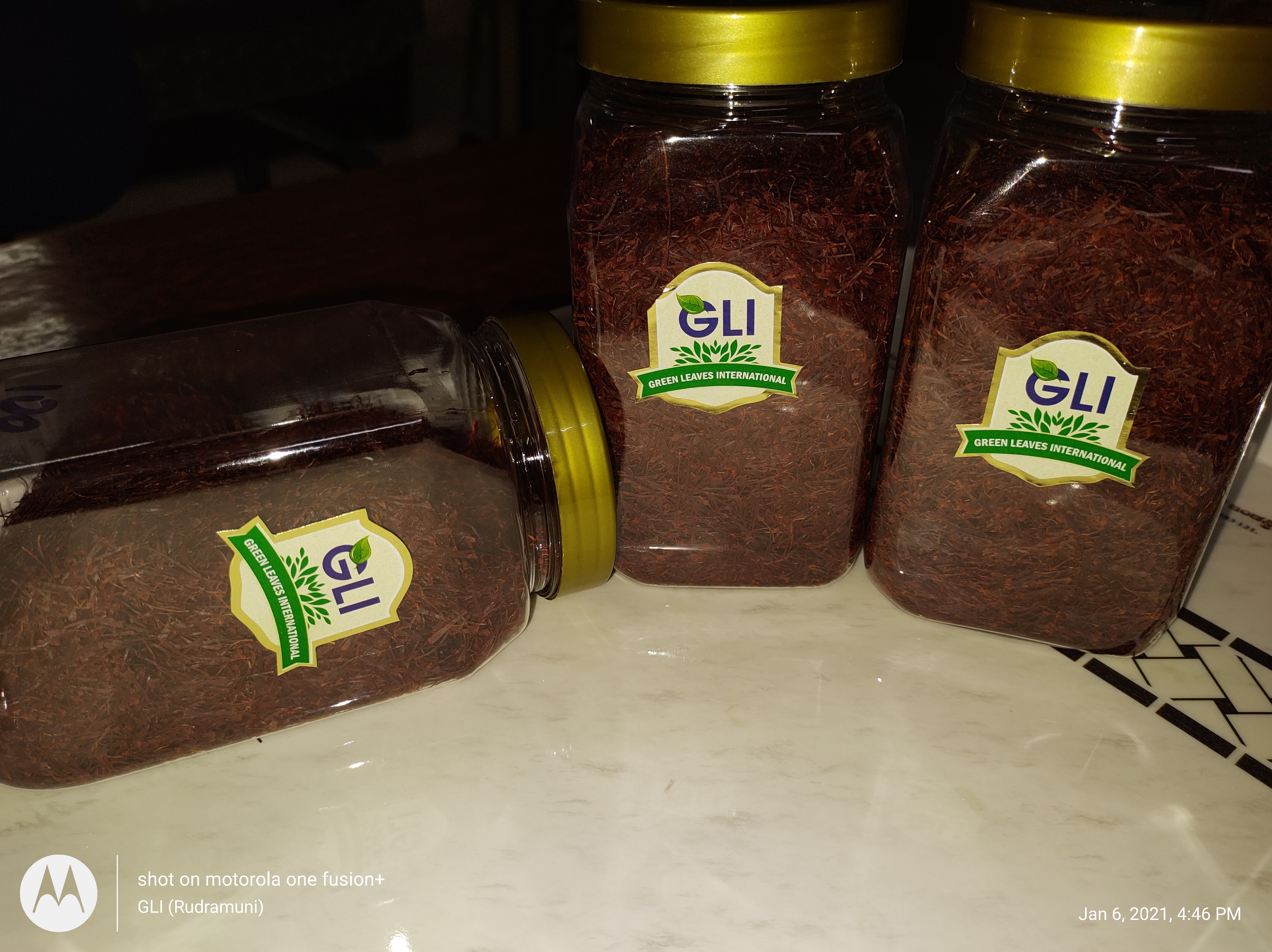 Broken Saffron - 50 Gms Jar, A Grade Organic Kashmiri Saffron Cuts, 98% Purity, Dried Style, Ideal For Food, Spa, And Perfumes