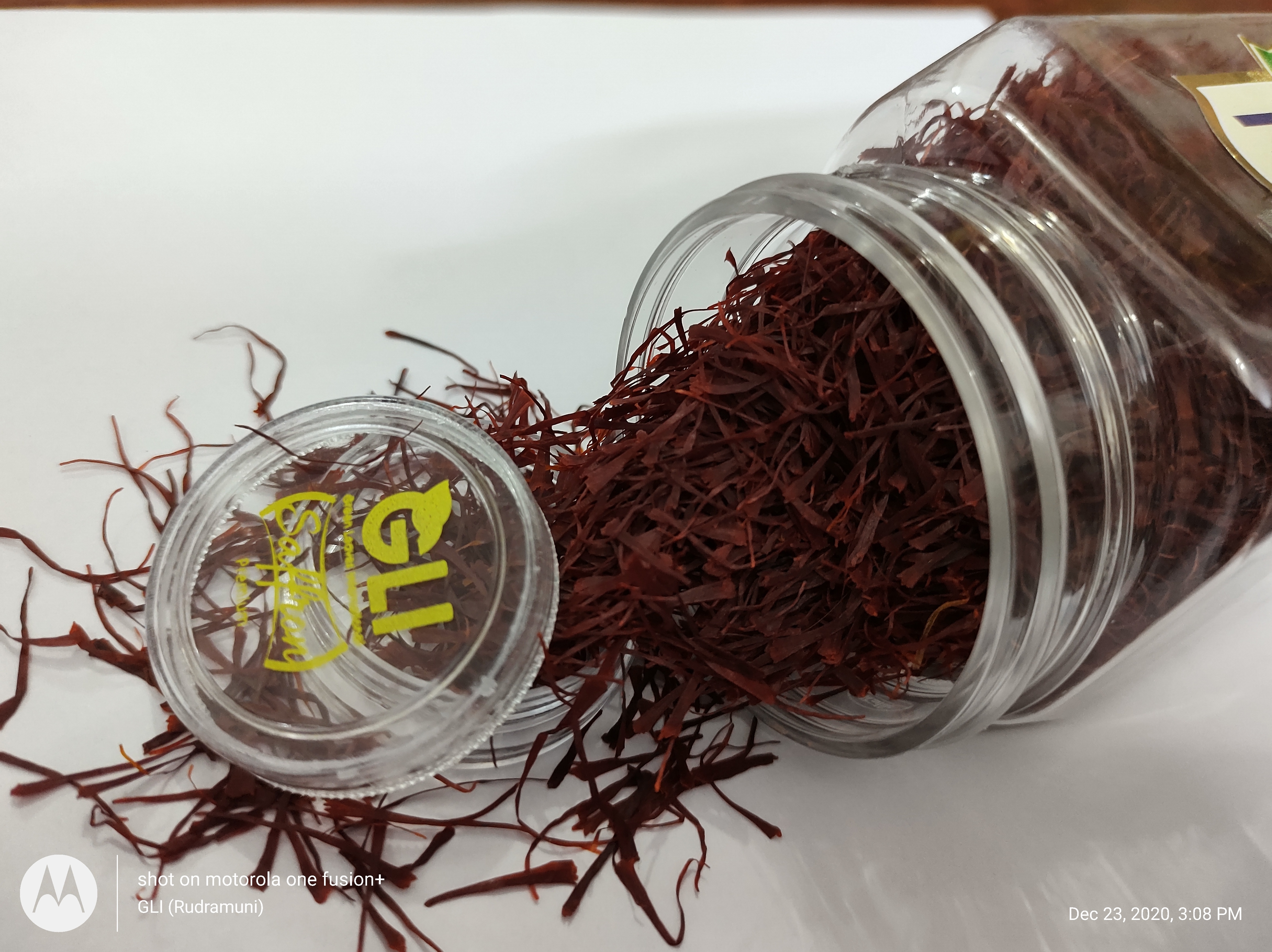 Broken Saffron - 50 Gms Jar, A Grade Organic Kashmiri Saffron Cuts, 98% Purity, Dried Style, Ideal For Food, Spa, And Perfumes
