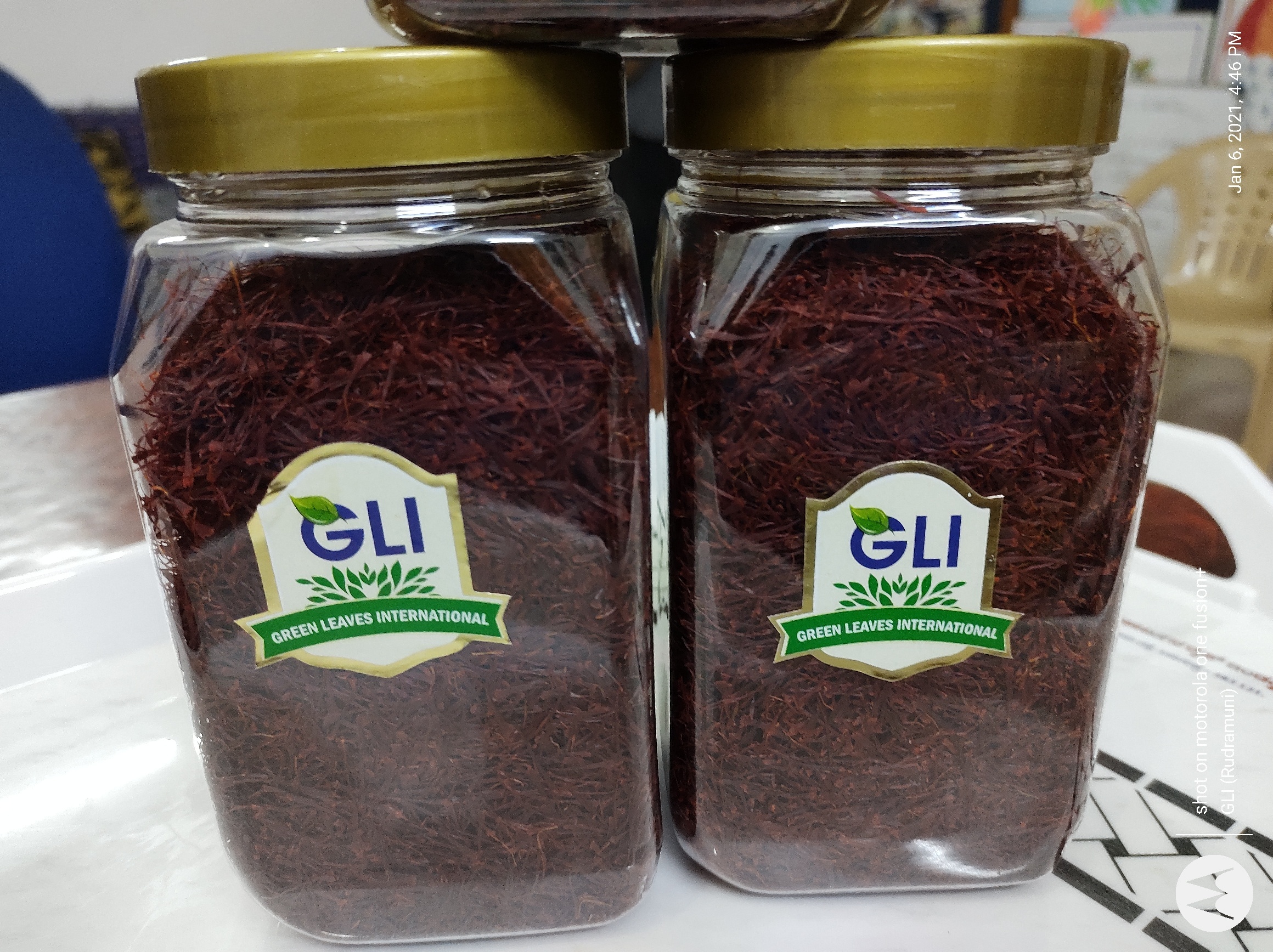 Broken Saffron - 50 Gms Jar, A Grade Organic Kashmiri Saffron Cuts, 98% Purity, Dried Style, Ideal For Food, Spa, And Perfumes