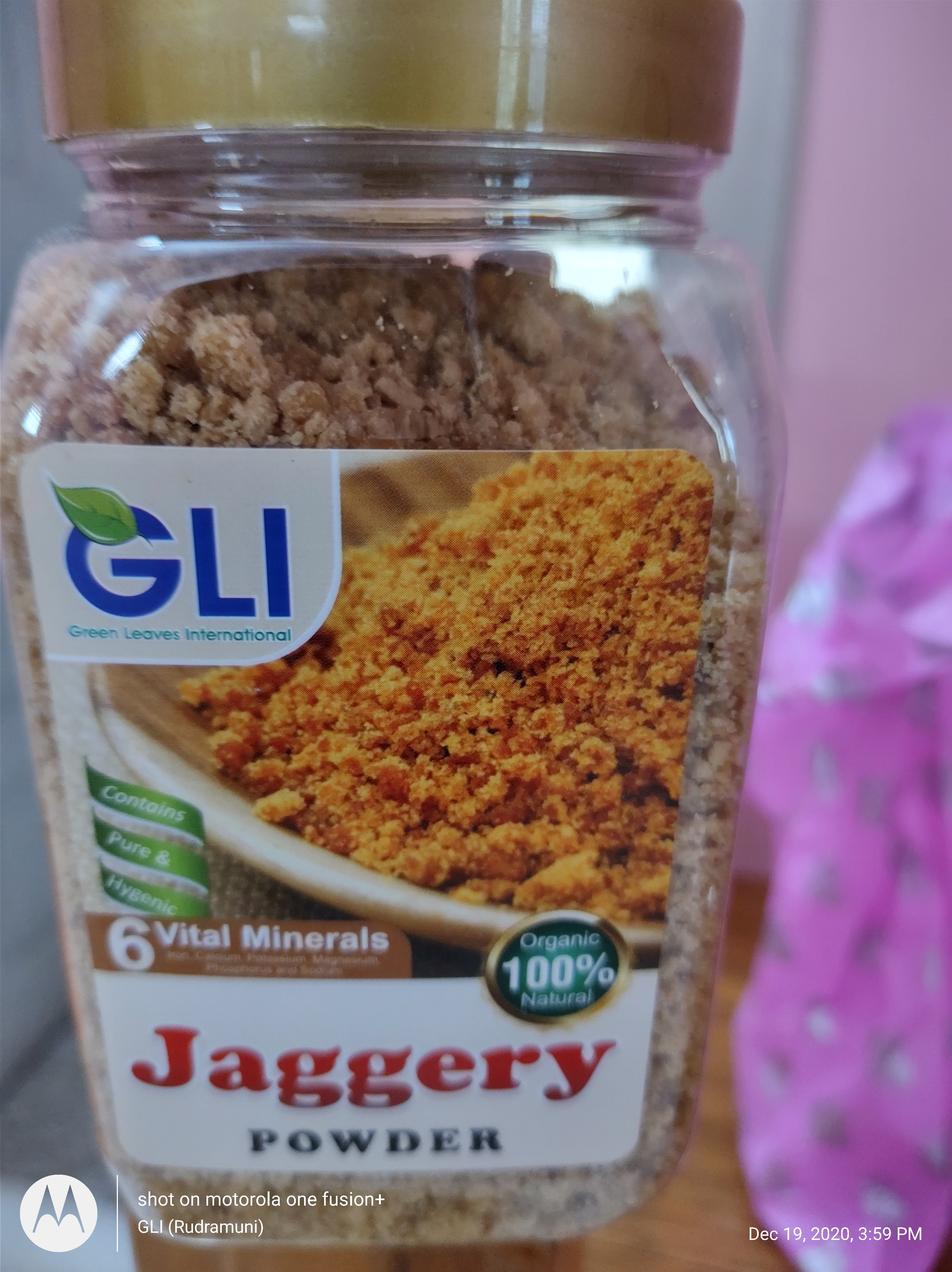 Sugarcane Jaggery Powder - 500 Grams Mason Jar | Organic, Chemical-free, 100% Fine, Sweet Aroma, 12-month Shelf Life