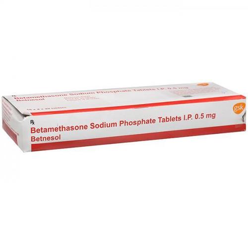 Betamethasone Tablets - 2mg, General Medicine for Inflammatory Disorders | Dosage as Directed by Physician, Store in a Cool & Dry Place