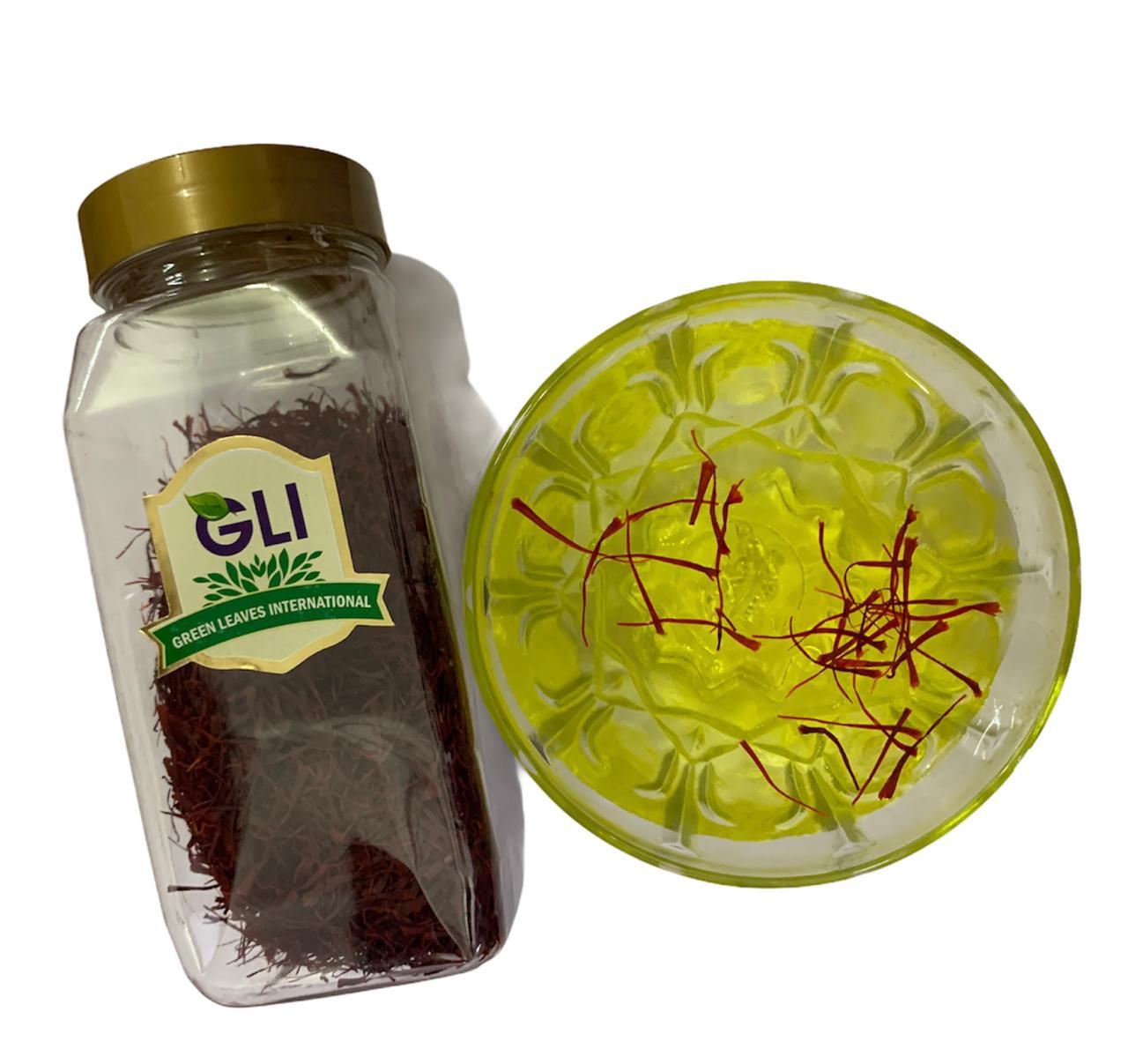 Natural Saffron - 100 Grams | 98% Purity, Food Grade, Dried Mongra Threads, Vacuum Pack Mason Jar, Hygienically Processed For Superior Aroma