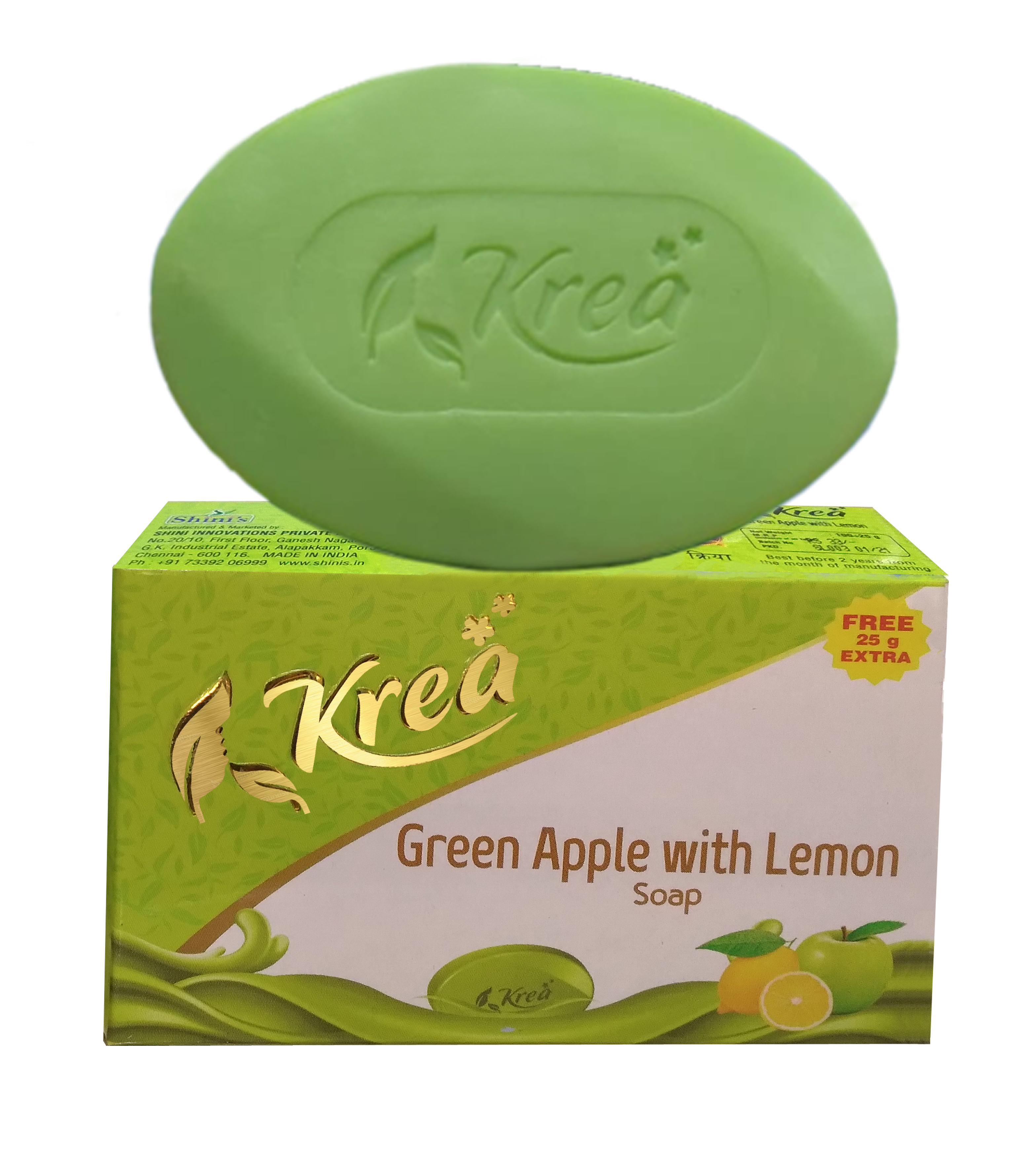 Kill Germs Happy Green Apple With Lemon Soap