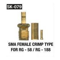 SMA Female Crimp Type For RG 58 RG 188