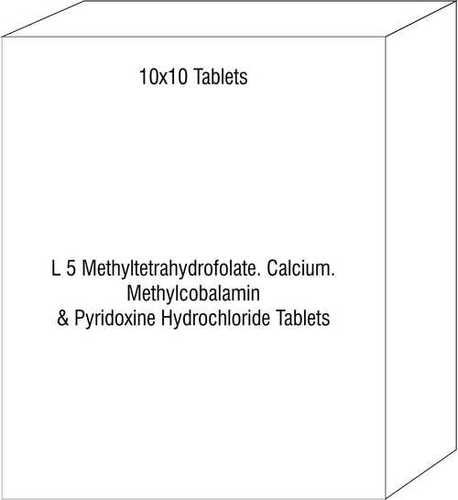 L 5 Methyltetrahydrofolate Calcium Methylcobalamin & Pyridoxine Hydrochloride Tablets