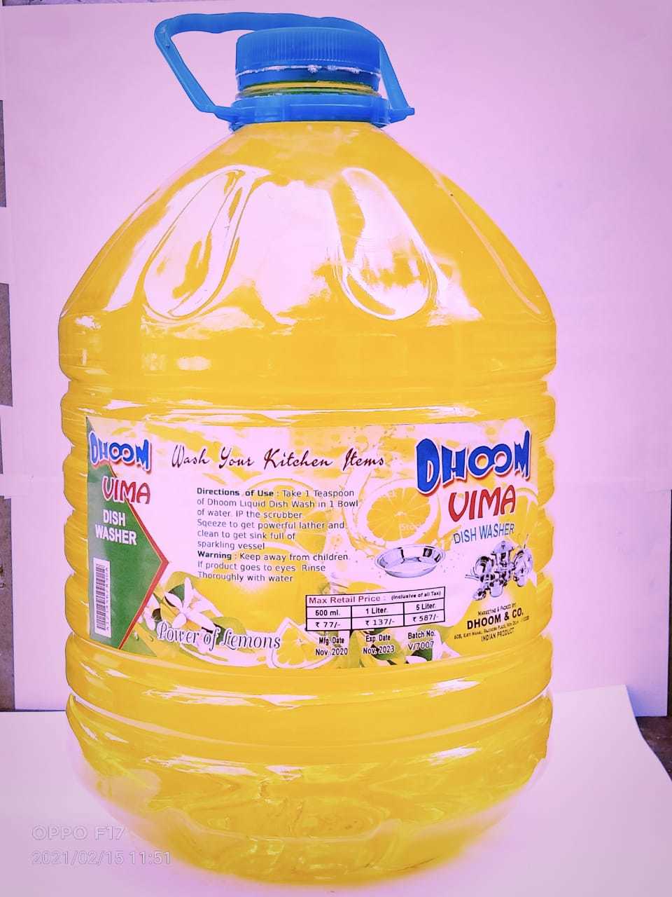 Vima 500ml, 1 Ltr, 5 Ltr