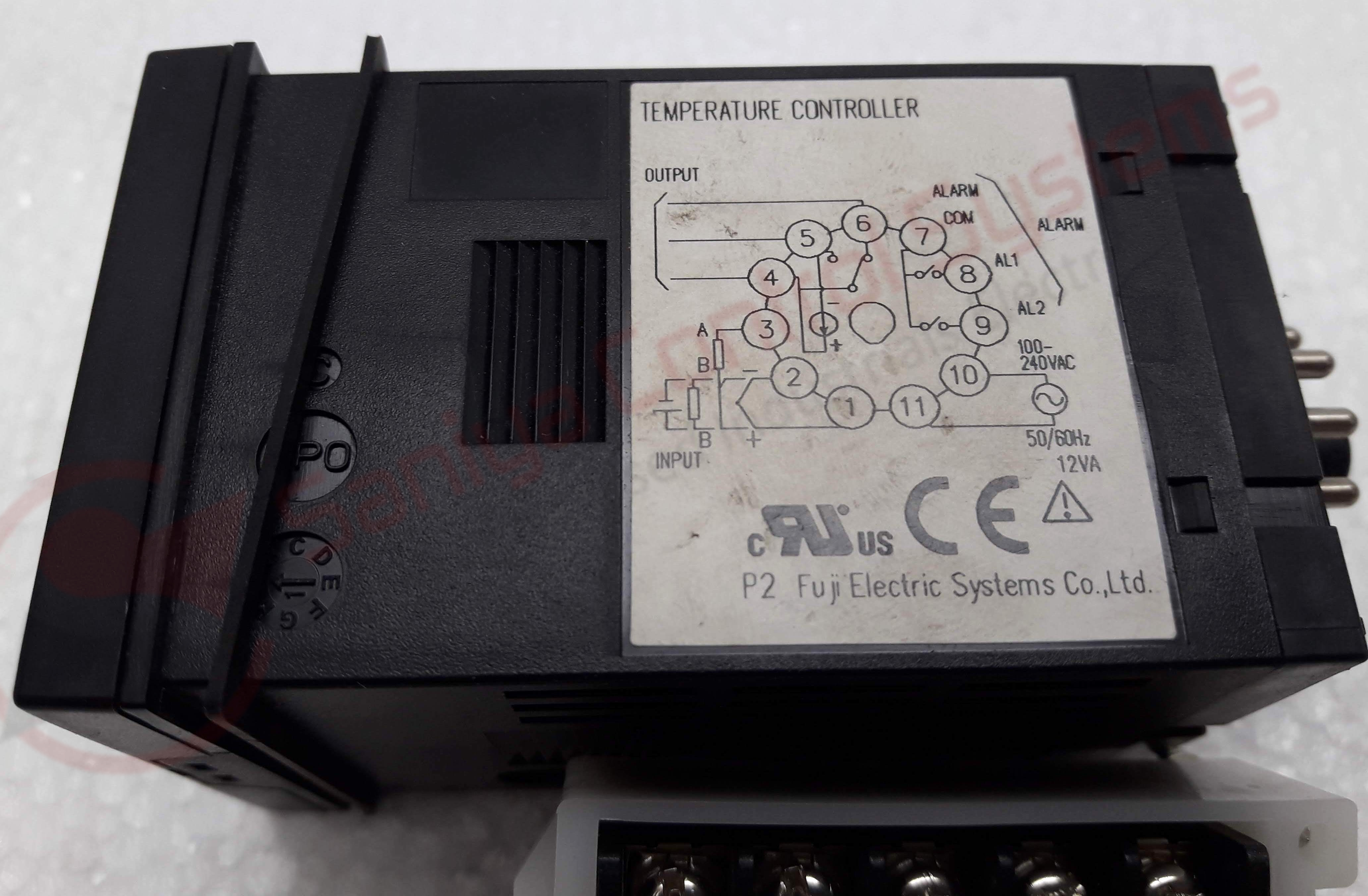 Fuji Teamtec Pxr4tas1-5v0a1 Temperature Controller - Black Color, High-precision Temperature Regulation And Reliable Performance