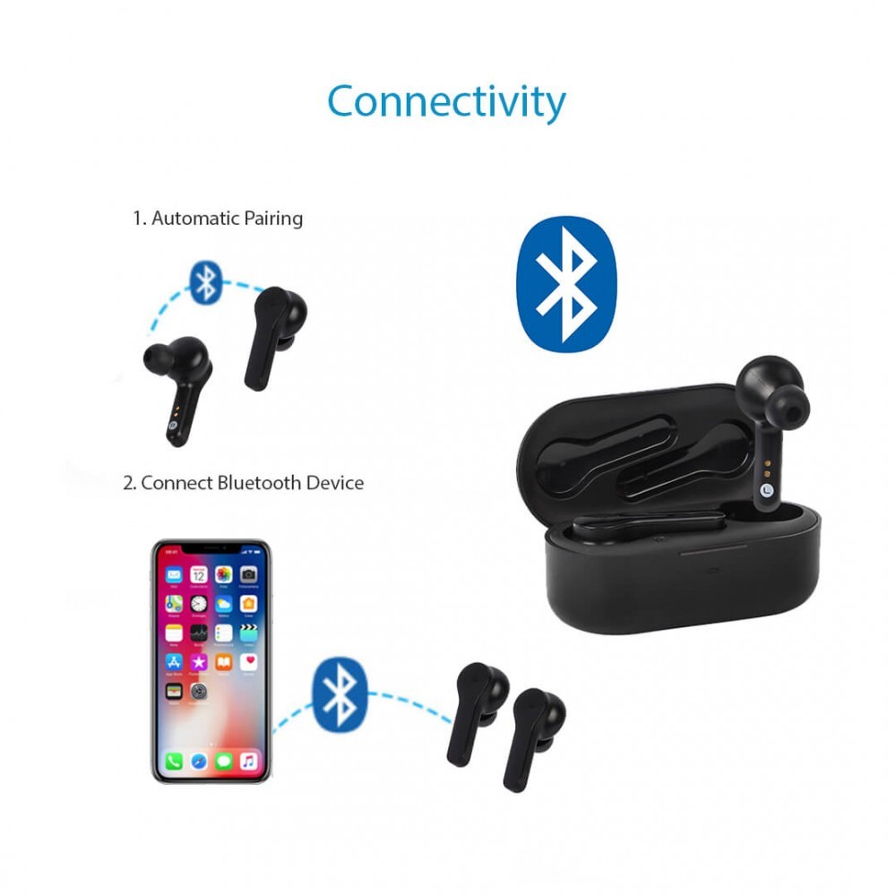 Truepods-1 Wireless Earplugs - Key Type: Comfortable Fit & Hd Sound