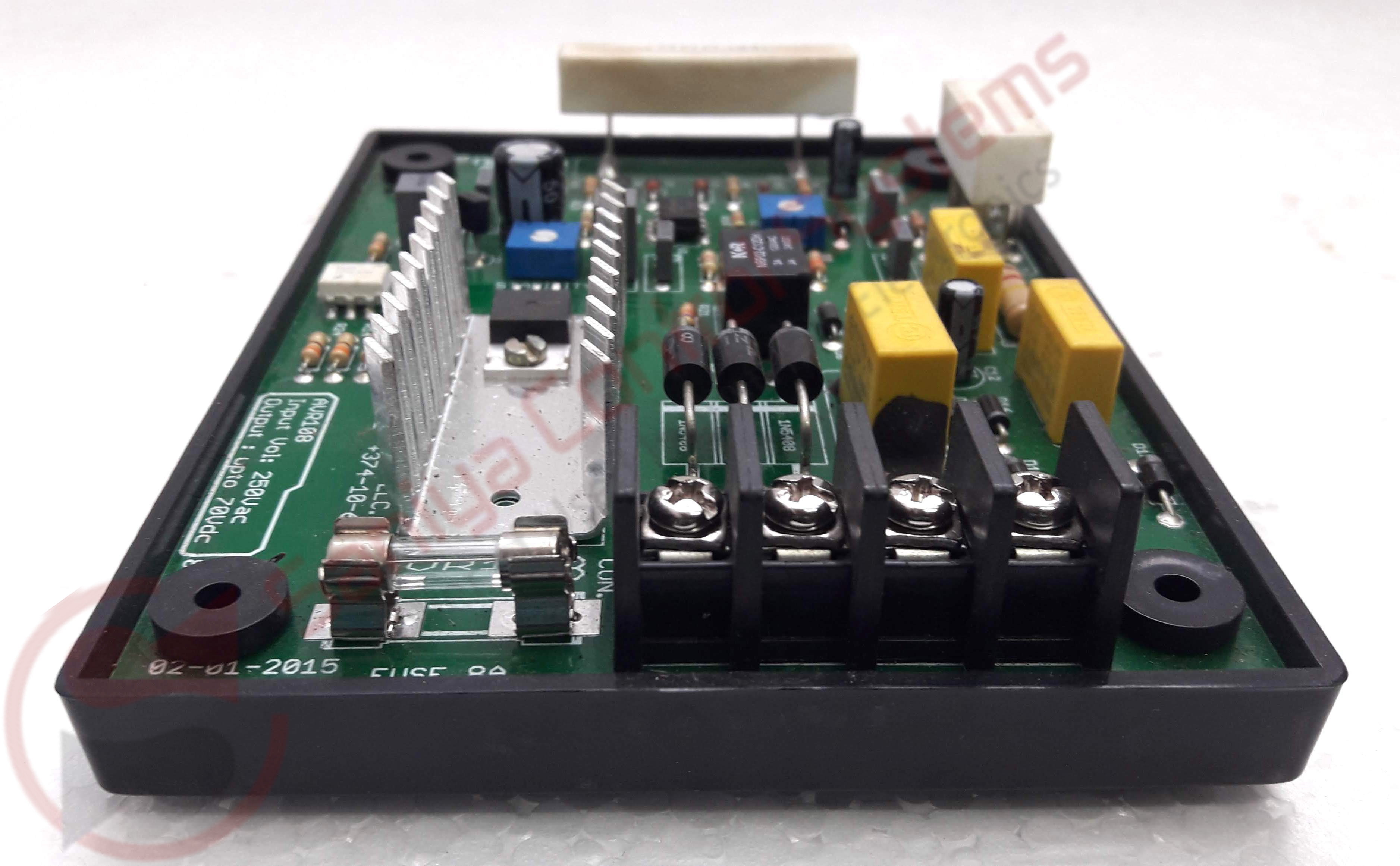 Avr 108-8a Half Wave Automatic Voltage Regulator - Input 170-240 V Ac, Max Output 90 V Dc, Black Color | Ideal For Stable Voltage Regulation