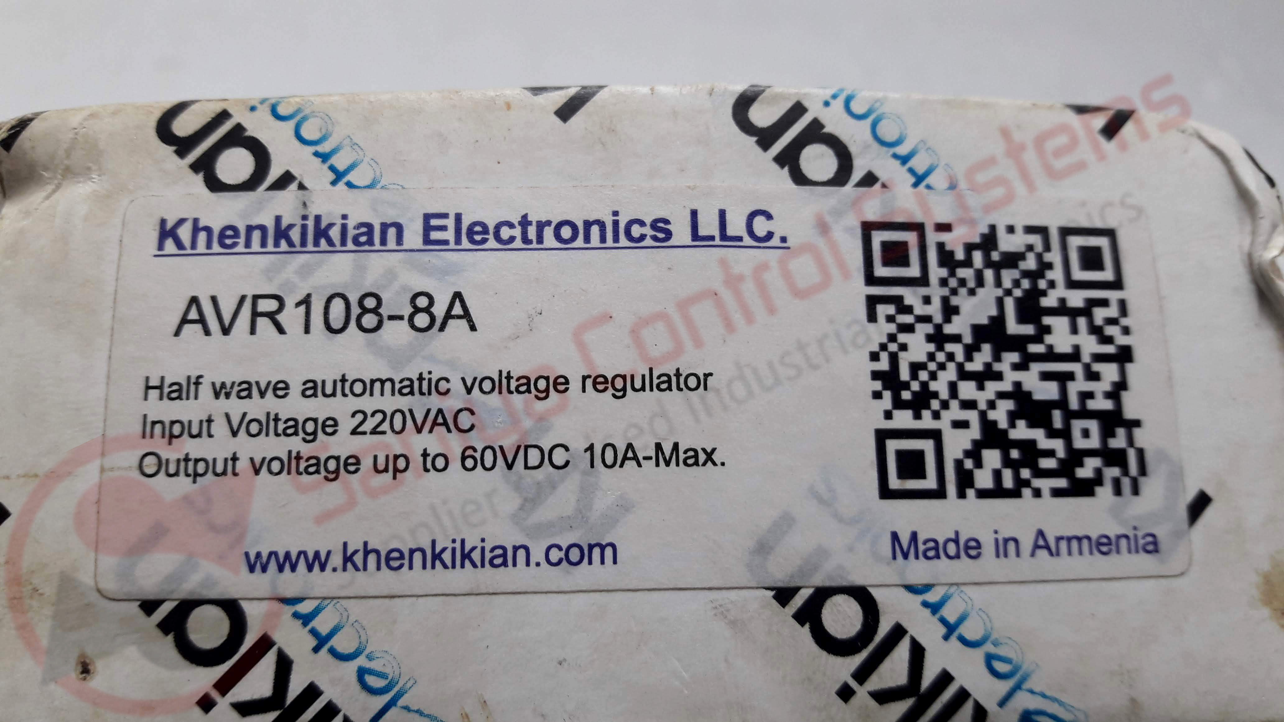 Avr 108-8a Half Wave Automatic Voltage Regulator - Input 170-240 V Ac, Max Output 90 V Dc, Black Color | Ideal For Stable Voltage Regulation
