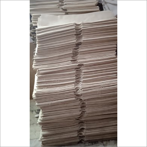 Cotton Filter Fabric - Custom Length Meter, White Plain Texture for High-Performance Oil Filtration