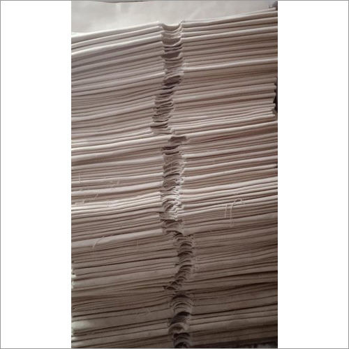 Cotton Filter Fabric - Custom Length Meter, White Plain Texture For High-performance Oil Filtration