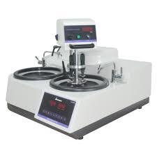Automatic Polishing Machine Double Disc - Diameter 250mm Wheels, Platen Speed 100-1000RPM, Digital Timer/Touch Screen, Reliable Performance, High Durability