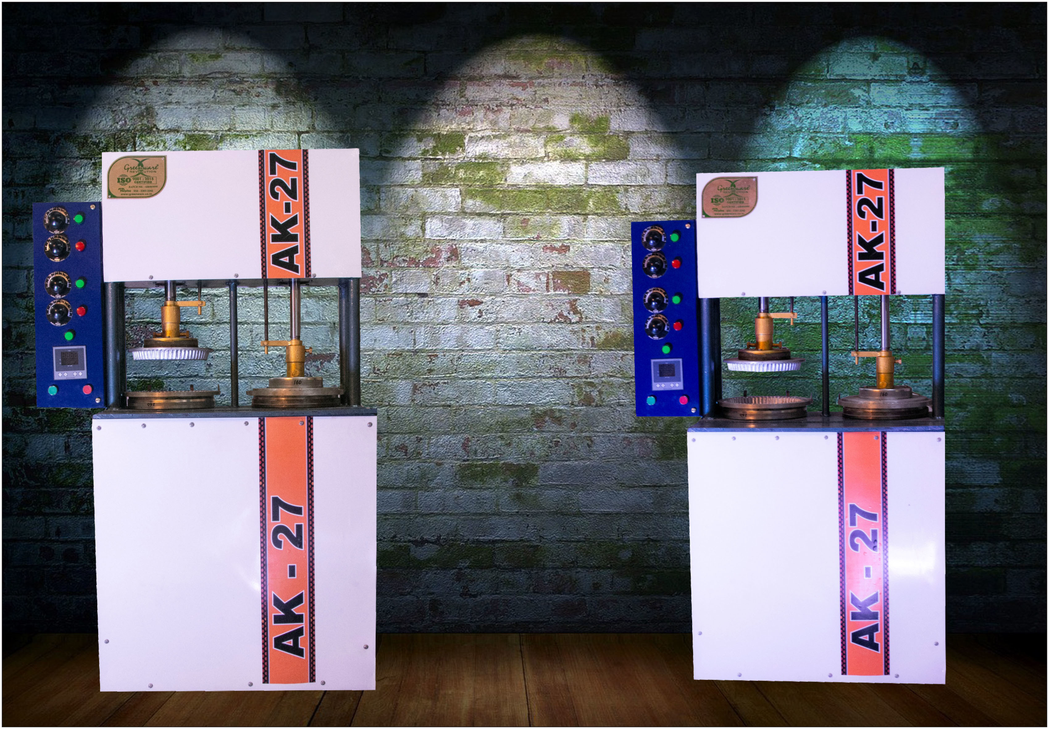 Double Die Hydraulic Paper Plate Machine Capacity: 3000 Pcs/hr