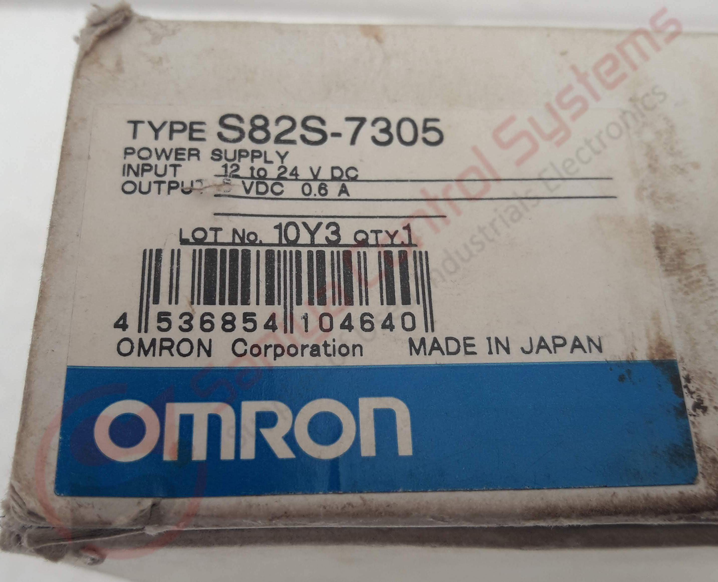 Power Supply - Omron S82s-7305, Input 12 To 24 V Dc, Output 5 Vdc 0.6 A, Cream Color | Compact Design For Versatile Applications