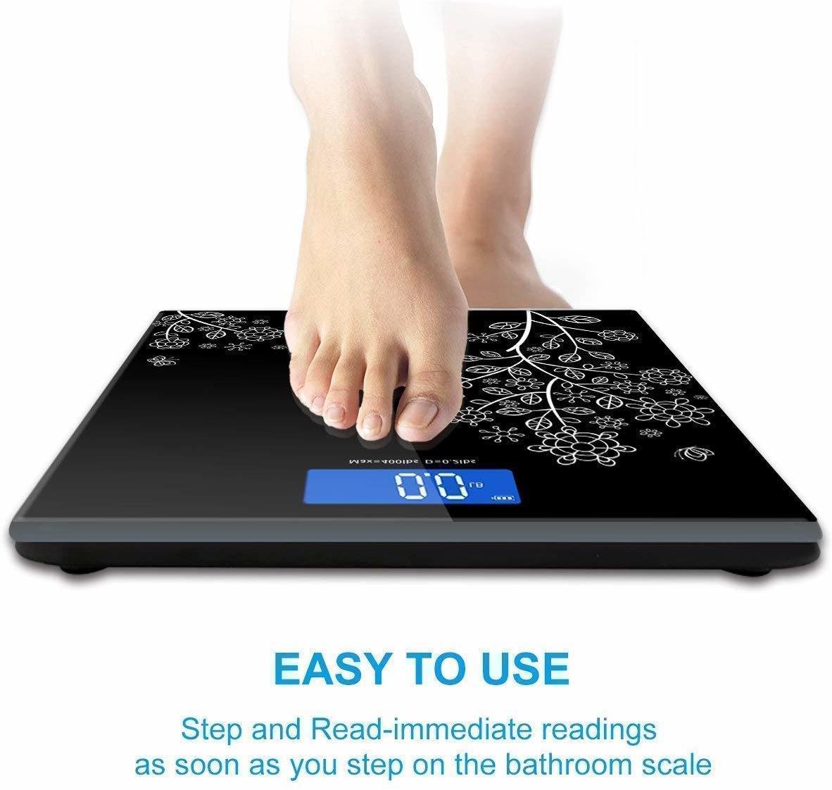 Bathroom Weight Scale (Flower Design)