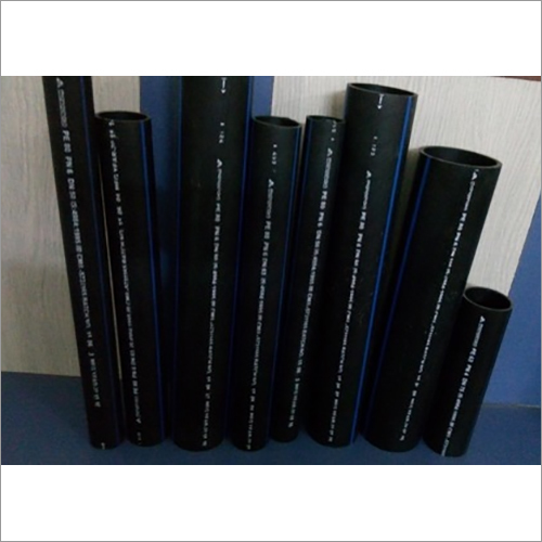 63 mm HDPE Pipe PE 100 PN 6 - Length 300 mtr, Thickness 3.3 mm, Color Black, Flange & Welded Connection | Round Shape for Drinking Water