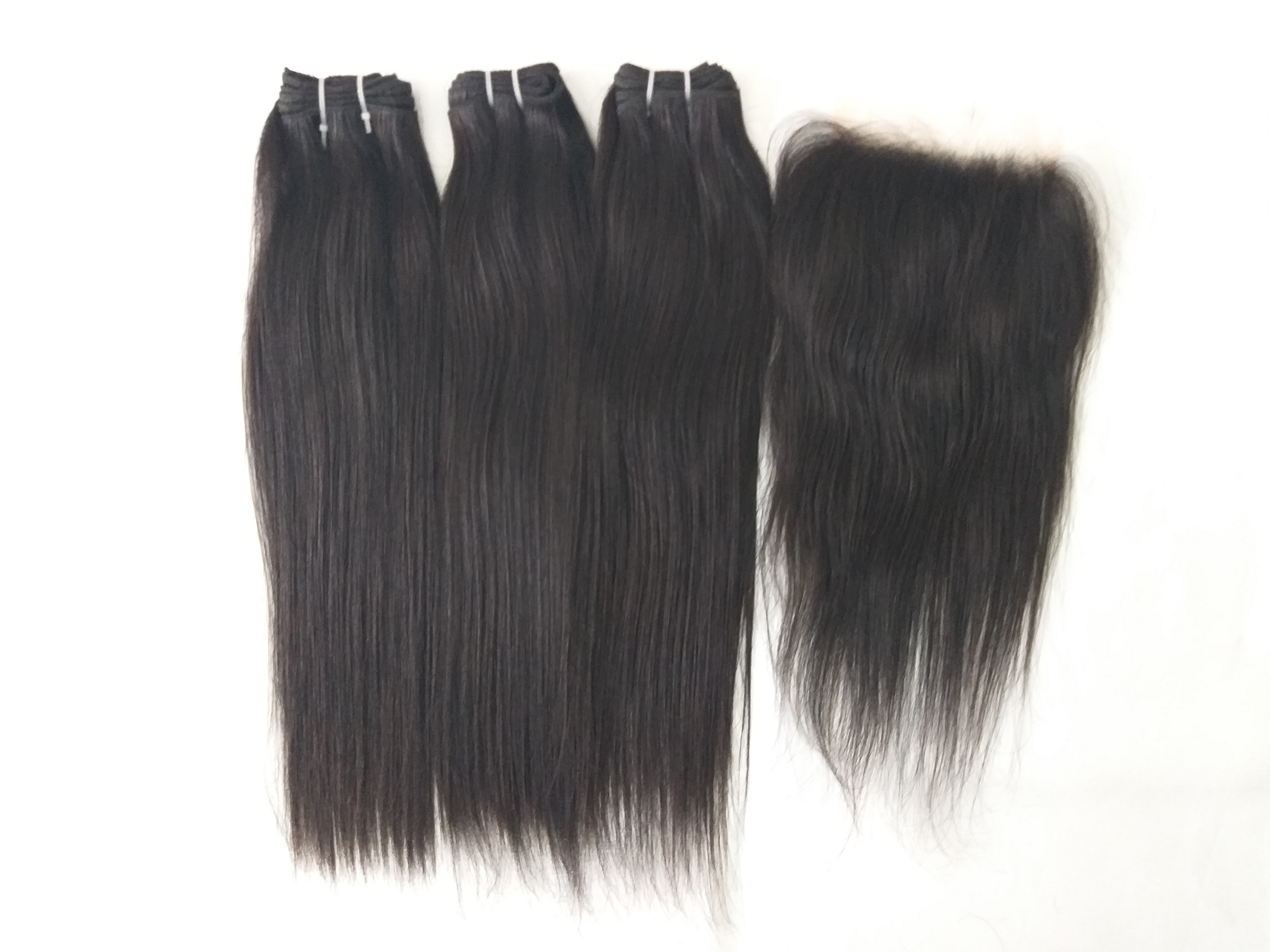 Natural Indian Straight Hair - 100% Remy Human Hair 8-40 Inch | Long-lasting Shine Tangle-free Easy To Maintain Washable Soft And Smooth Texture