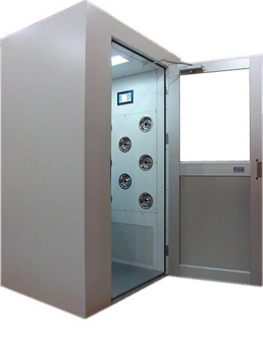 Air Shower - Stainless Steel 304 & Ms Powder Coated, Silver White Color, 99% Dry Dust Filtration With Hepa Filter, Automatic Operation, One Year Warranty