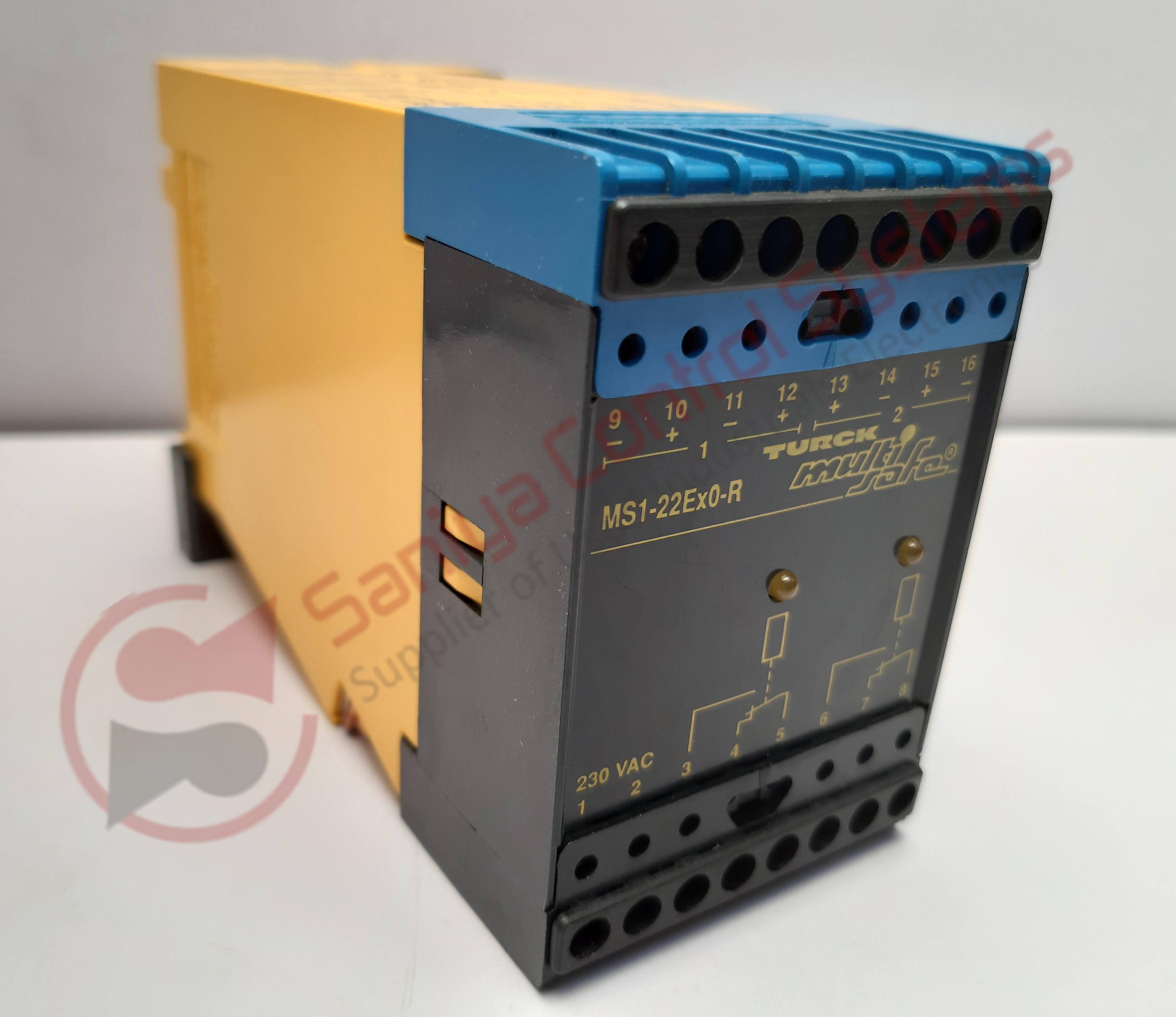 Turck Switching Amplifier - 48-62 Hz Power Supply | Yellow Color, Model Ms1-22ex0-r, Ref. No. 50992, New Box Pack