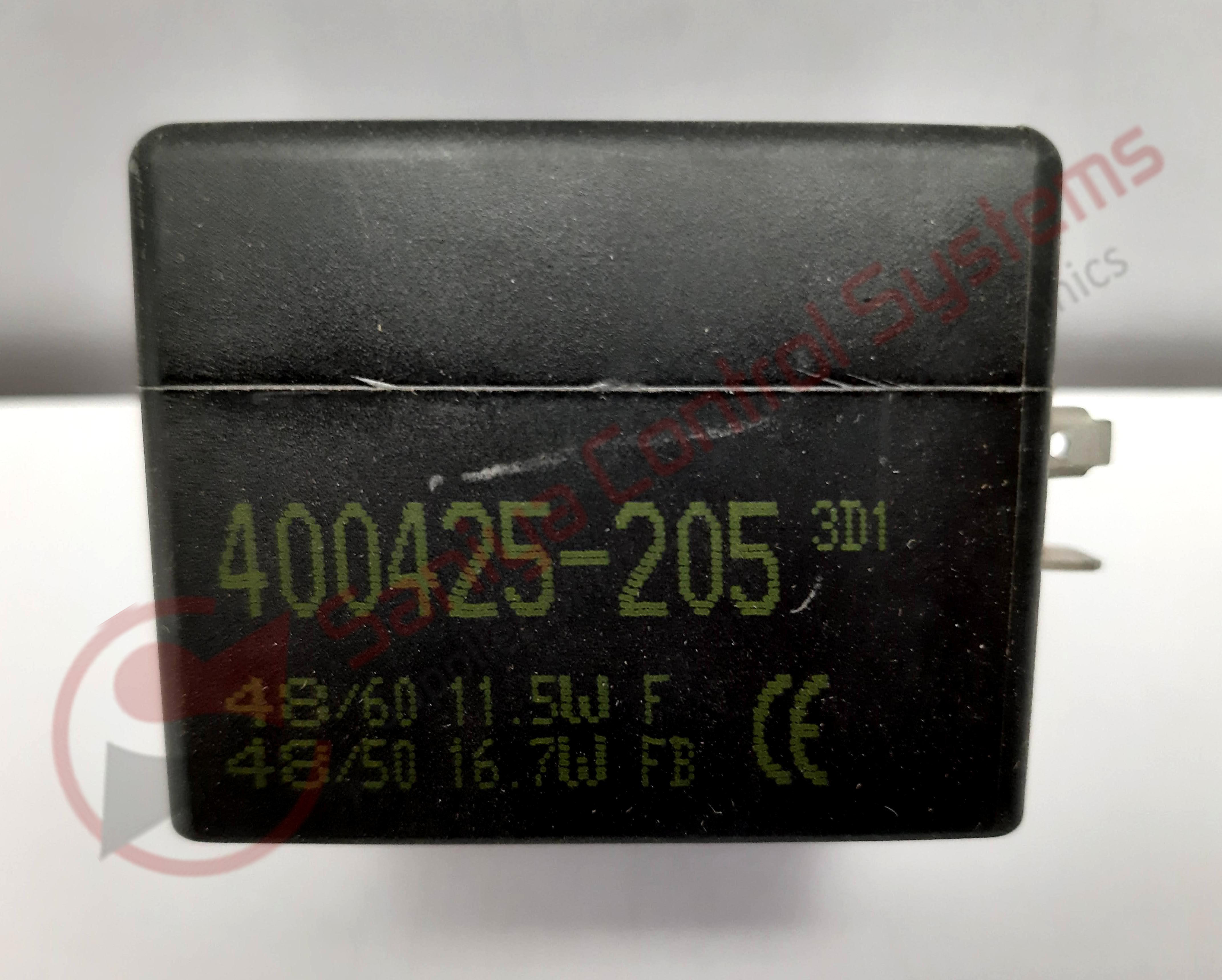Pulse Jet Valve - 48v Ac 50/60 Hz, Black | Asco 400425-205, Ref. No. 51033, New Box Pack