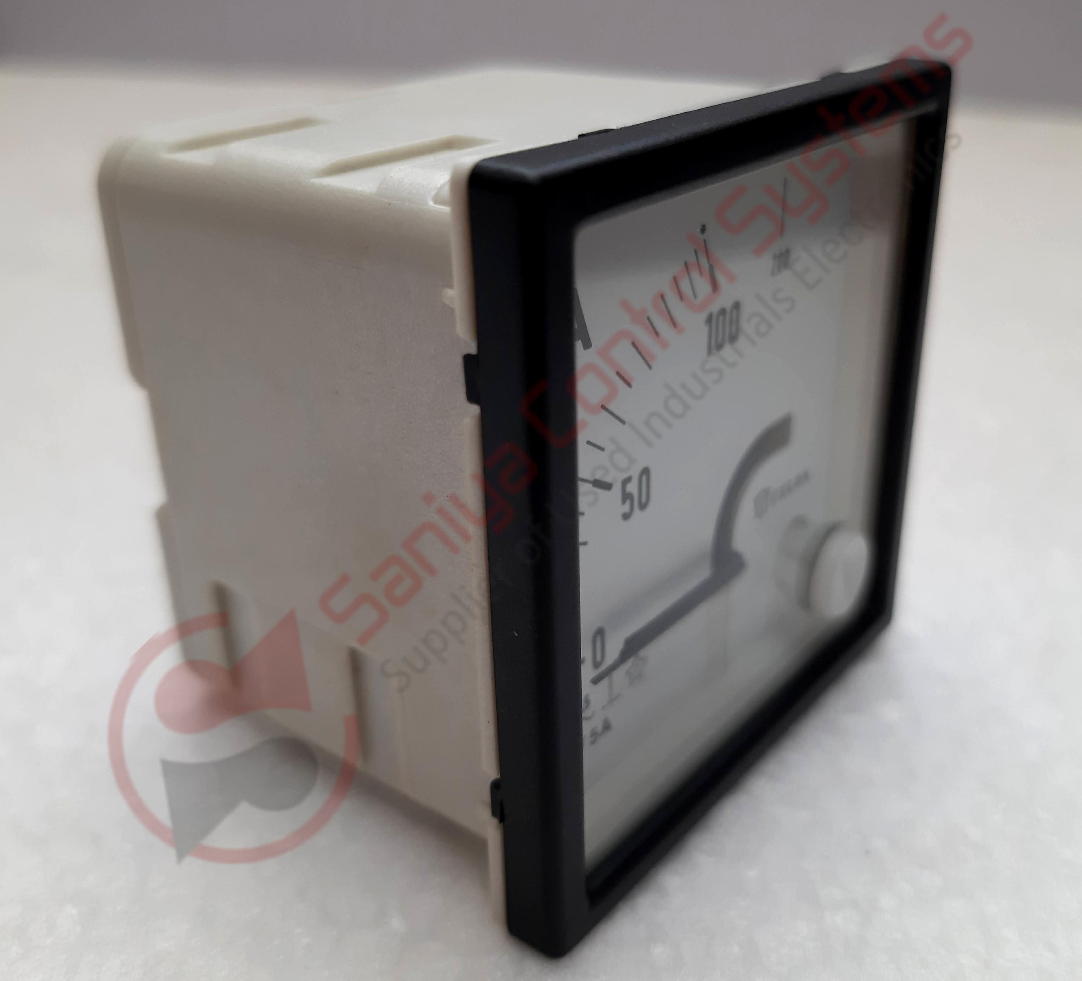 Celsa Eq48 Ammeter - 100/200/5a Range | New Boxpack, Black Color