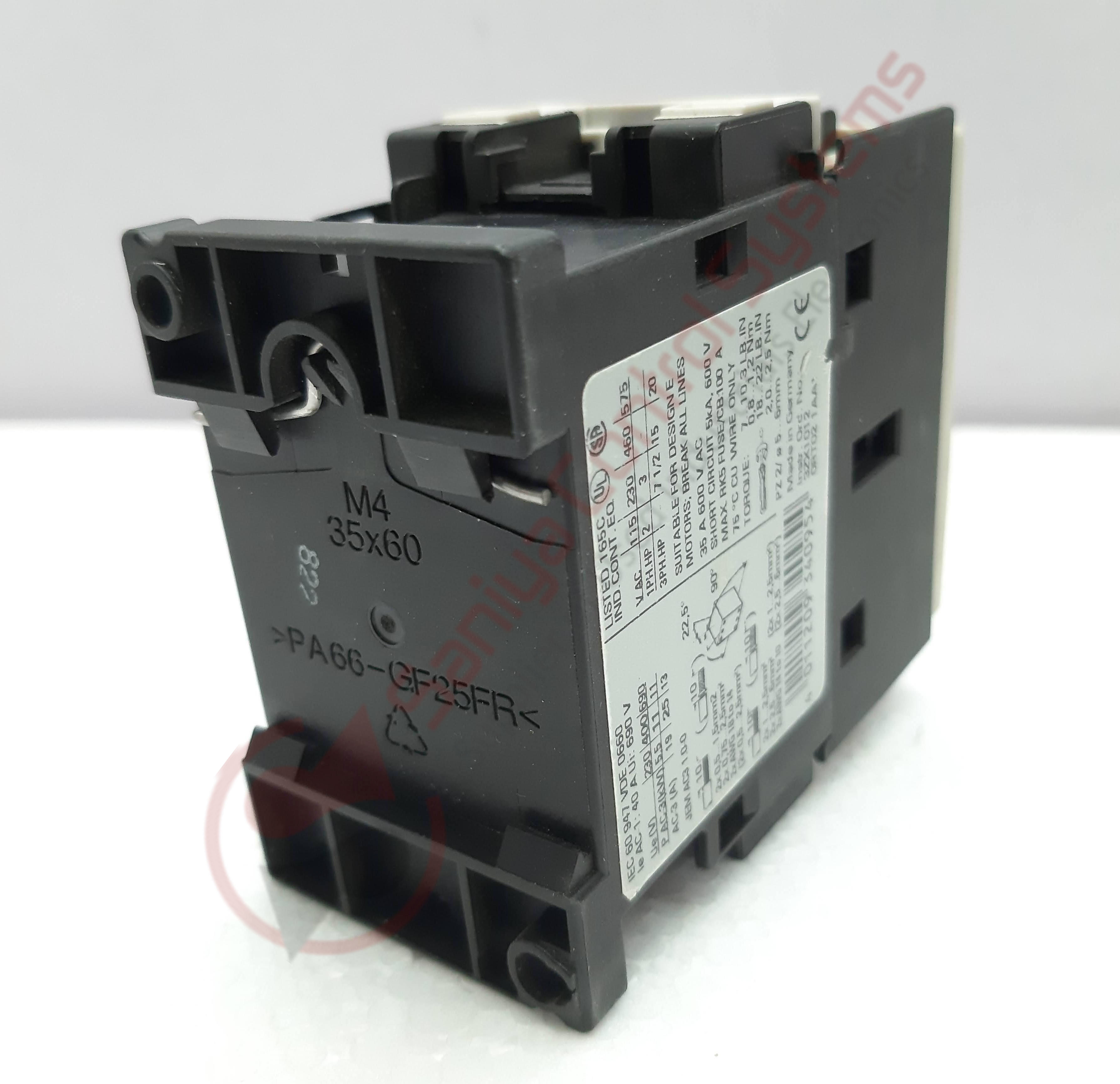 3rt1026-1a..0 Siemens Motor Starters Contactors - Electrical Control Device | Cream Color, Reliable Performance, High Efficiency