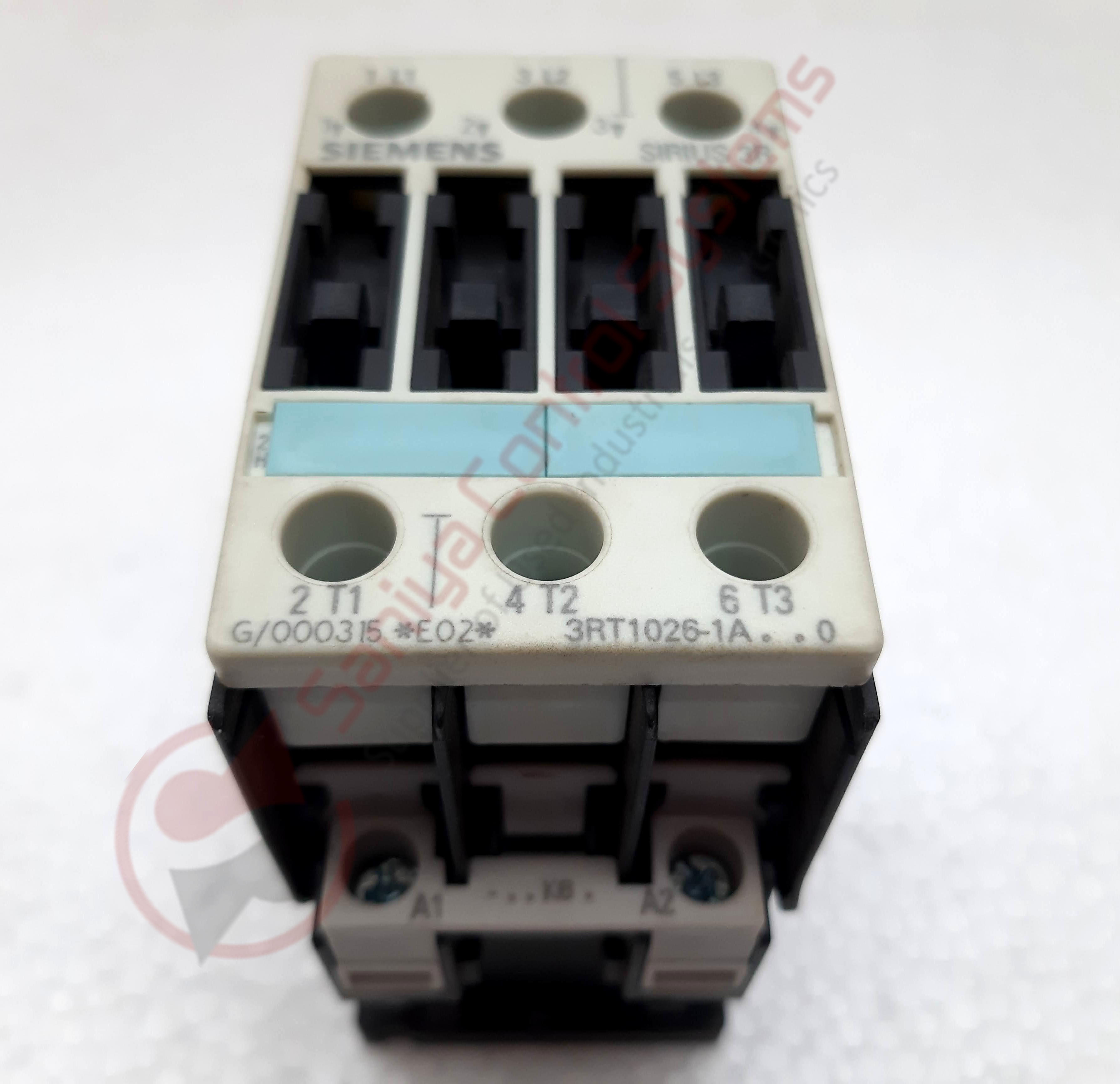 3rt1026-1a..0 Siemens Motor Starters Contactors - Electrical Control Device | Cream Color, Reliable Performance, High Efficiency