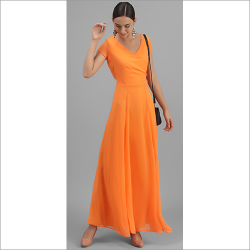 Any Color Ladies Plain Fancy Gown