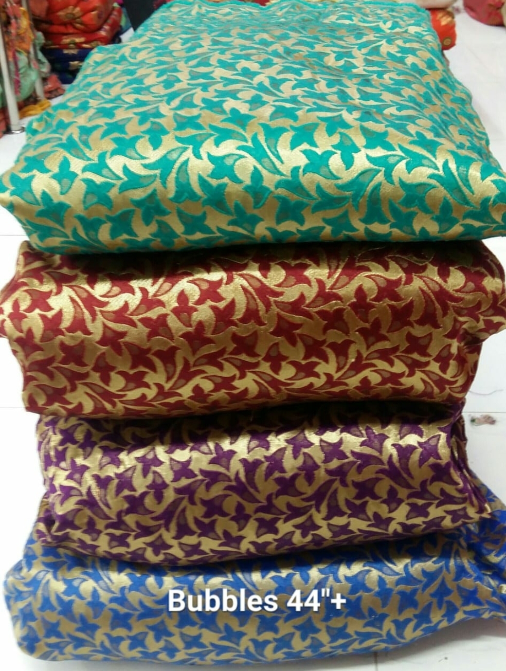 Bubbles Jacquard Fabric - 100 Cm Length, 44 To 60 Inch Width, Available In Light & Dark Colors | Washable, Multipurpose Designs For Versatile Use