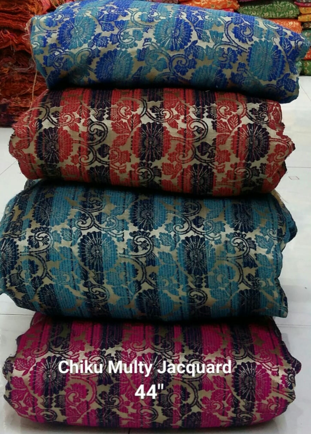 Bubbles Jacquard Fabric - 100 Cm Length, 44-60 Inch Width | Washable, Available In Light & Dark Colors, Versatile Designs