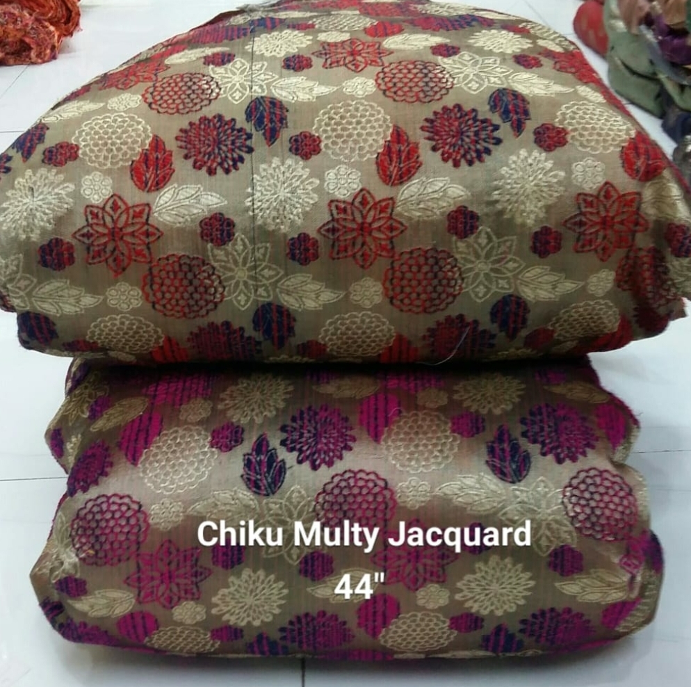 Bubbles Jacquard Fabric - 100 Cm Length, 44-60 Inch Width | Washable, Available In Light & Dark Colors, Versatile Designs