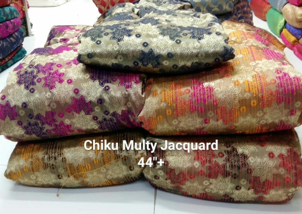 Bubbles Jacquard Fabric - 100 Cm Length, 44-60 Inch Width | Washable, Available In Light & Dark Colors, Versatile Designs