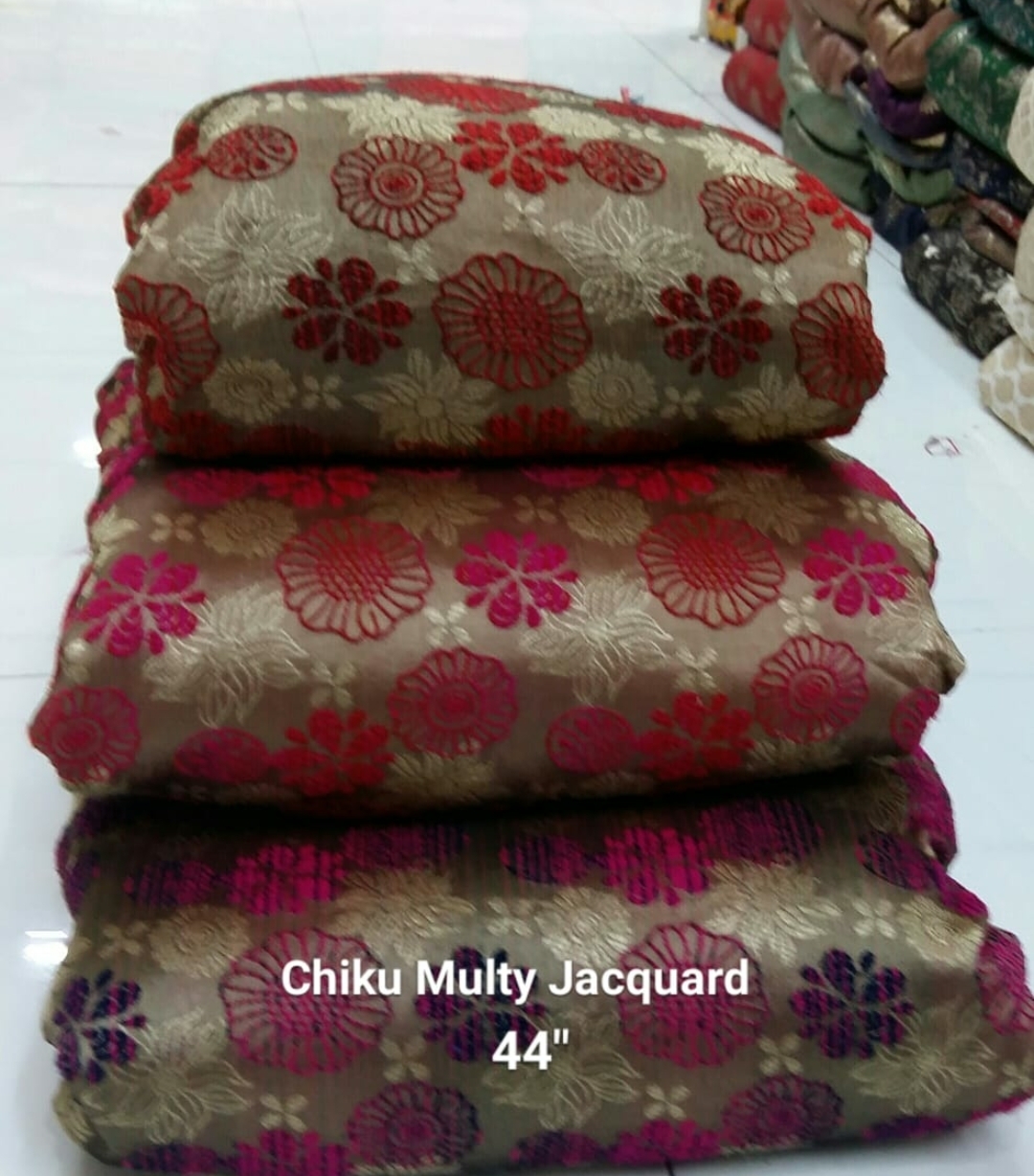 Bubbles Jacquard Fabric - 100 Cm Length, 44-60 Inch Width | Washable, Available In Light & Dark Colors, Versatile Designs