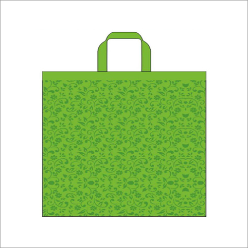 Swirl- Green Non Woven Loop Handle Bag Bag Size: Different Size Available