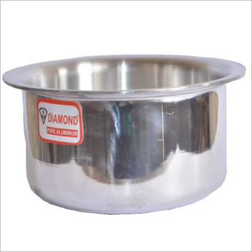 Polished Aluminum Patila - Aluminum Alloy, 160-360 Mm Thickness, 0.450-2.630 Kg Weight | Full Impacted Bottom, Mirror Finish Interior