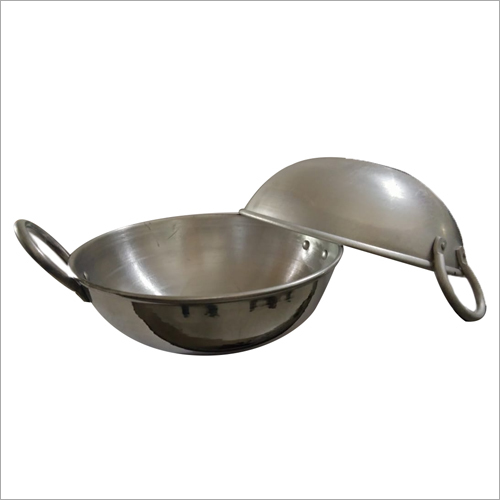 Aluminium Kadai - Induction Bottom, 10.5-12.5mm Thickness | Lightweight, Mirror Finished Interior Coating