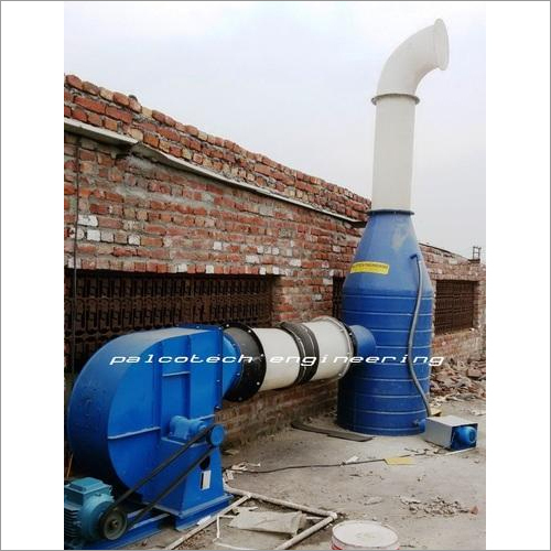 FRP Scrubber - 900mm Dimension, High Performance Gas Purification System, 99% Contaminant Reduction