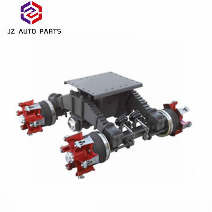Bogie Suspension With Spoke Axles - Color: Black