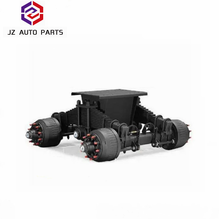 Bogie Suspension With Spoke Axles - Color: Black