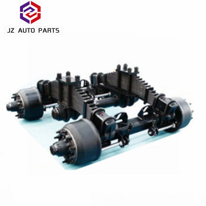 Bogie Suspension With Spoke Axles - Color: Black
