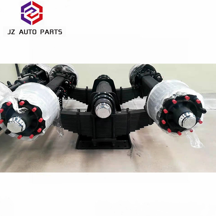 Bogie Suspension With Spoke Axles - Color: Black