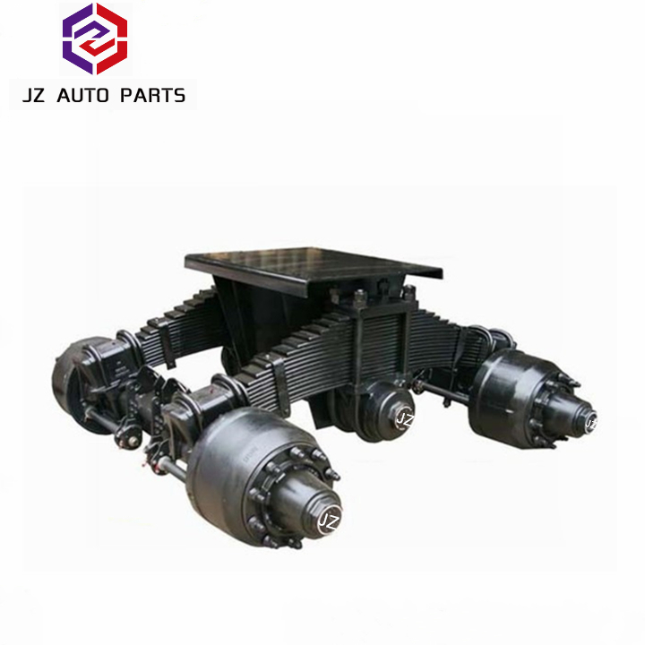 Bogie Suspension With Spoke Axles - Color: Black