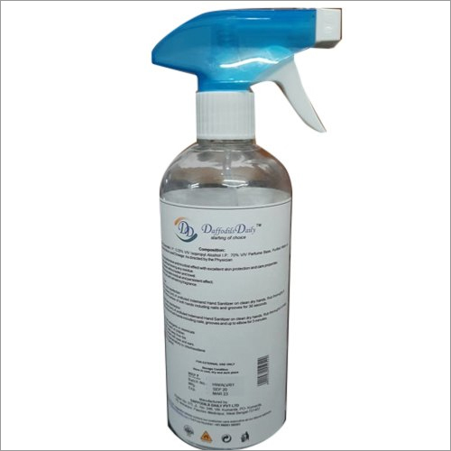 500 Ml Alcohol Based Hand Trigger Sanitizer - 500 Ml Size | Suitable For All Ages, Ideal For Hospital, Clinic, Household Applications