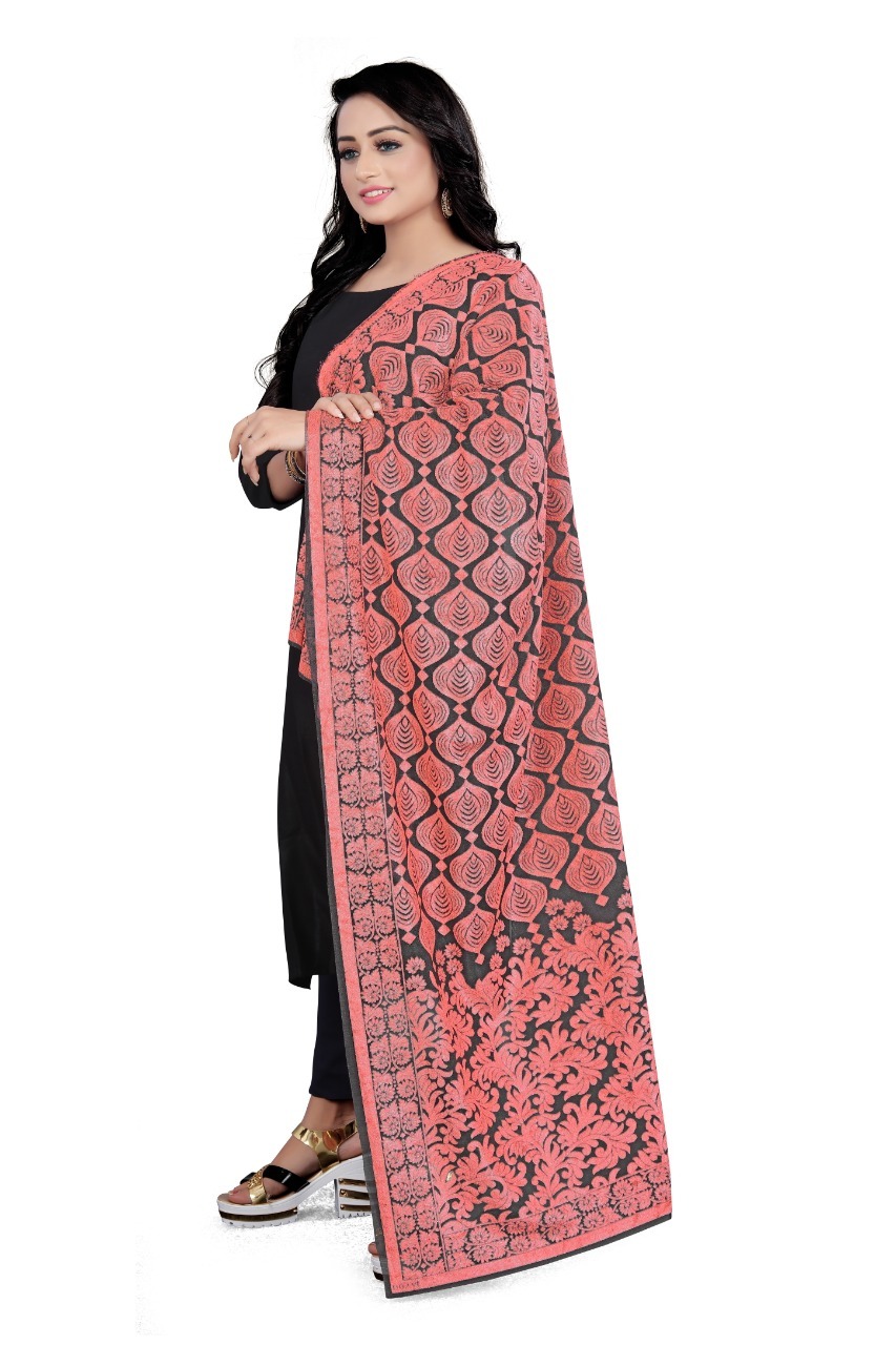 Flavorous Vol-3 - Knitting With Additional Work Dupatta Collection | Multi Color, Trendy Ethnic Dress Type, Printed Pattern, All Season Use, Washable, Dry Cleanable